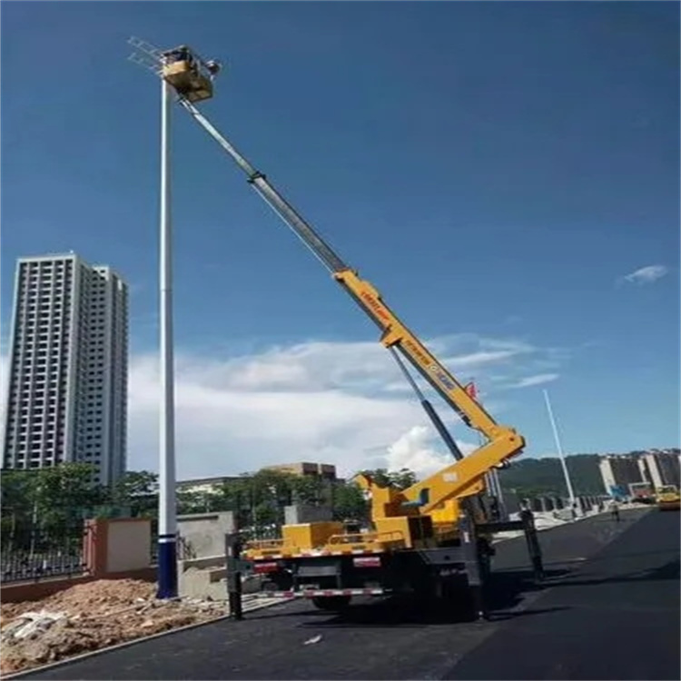 霞山维修路灯的曲臂升降车出租